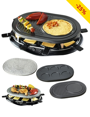 Crêpe-Raclette-Grill «Party»