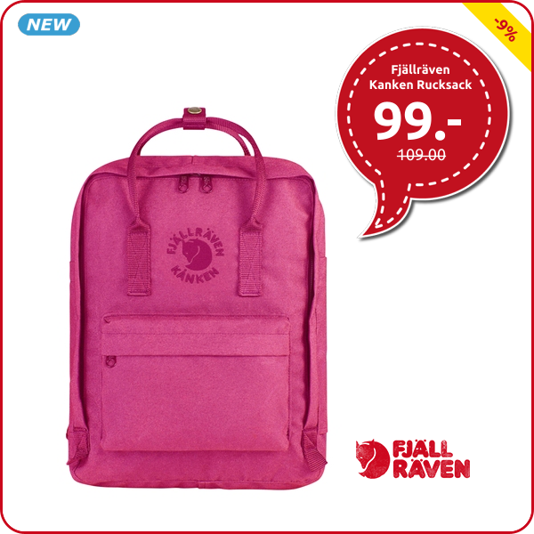 Fjällräven Kanken Rucksack, rosa