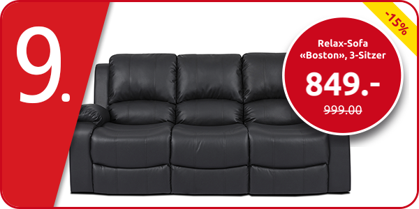 Relax-Sofa «Boston», 3-Sitzer