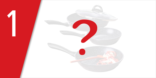 Pfannenset «Stonehenge», 5-teilig