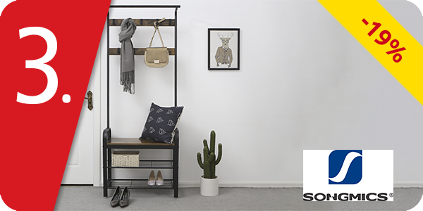 Garderobe «Retro», schwarz