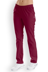 Damenhose Bordeaux Rundumgummibund