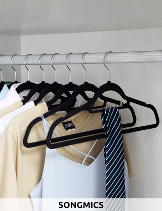 Samt-Kleiderbügel, 20 Stück