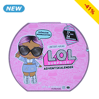 Adventskalender «L.O.L», 1 Puppe und 24 Accessoires