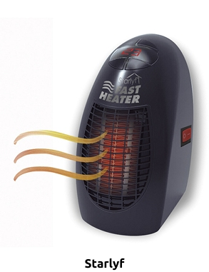 Kompakte Heizung «Fast Heater», mit Timer