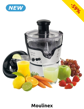 Moulinex Saftpresse «Elea duo», mit Zitruspresse, 700 ml
