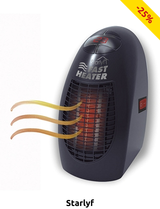 Kompakte Heizung «Fast Heater», mit Timer