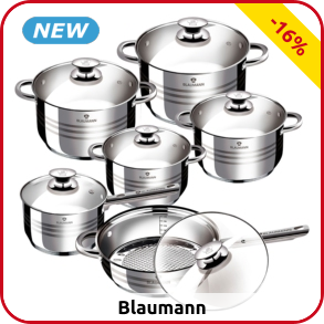 Blaumann Kochgeschirr-Set «Jumbo», 12-teilig