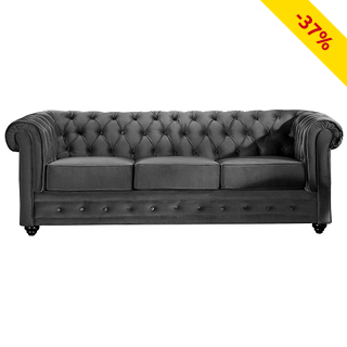 Sofa «Chesterfield», grau