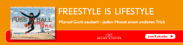Buchwerbung Fußball Freestyle