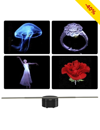 Rotierender Projektor «3D Hologram Display»