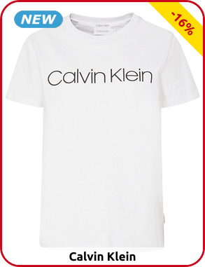 Calvin Klein T-Shirt für Damen, mit Rundhalsauschnitt, weiss