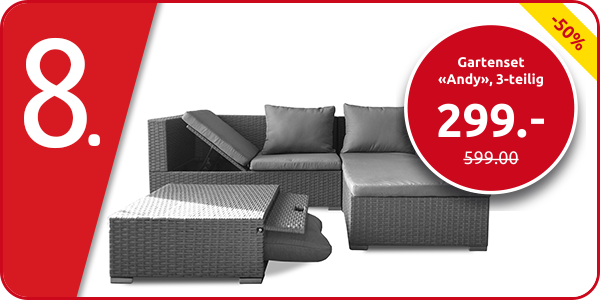 Gartenset «Andy», 3-teilig