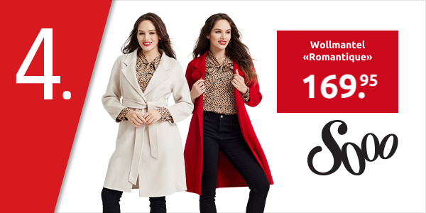 Wollmantel «Romantique», ecru