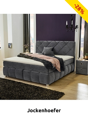 Boxspring-Bett «Angela», feste Matratze, 180 x 200 cm