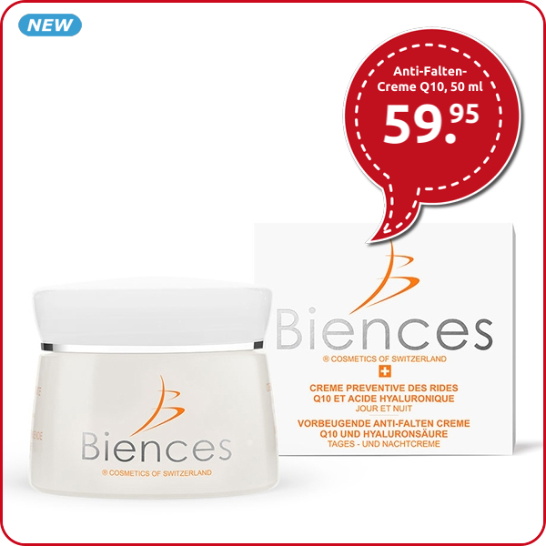 Biences Anti-Falten-Präventions-Creme Q10, 50 ml
