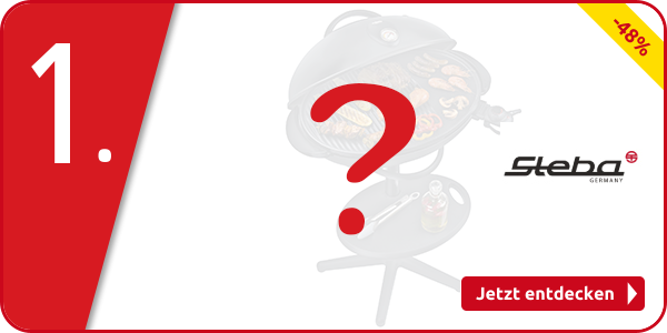 Elektrogrill mit Haube von Steba