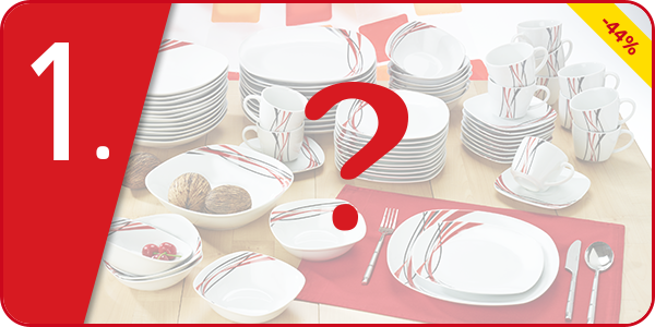 Tafelservice «Nina», 73-teilig
