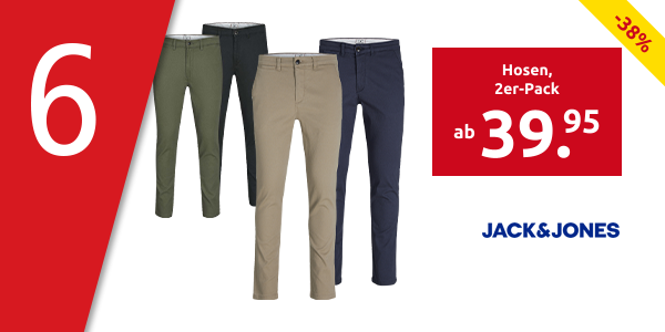 JACK&JONES Hosen, 2er-Pack