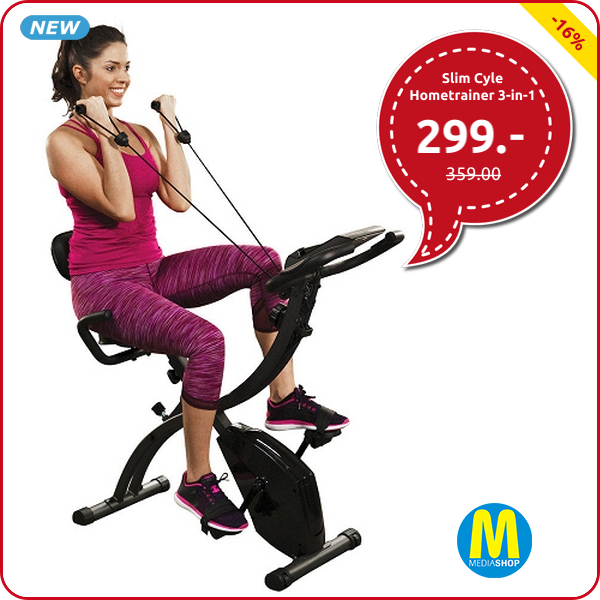 Mediashop  Slim Cyle  Hometrainer 3-in-1