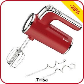 Trisa Handmixer Diner Editions, rot