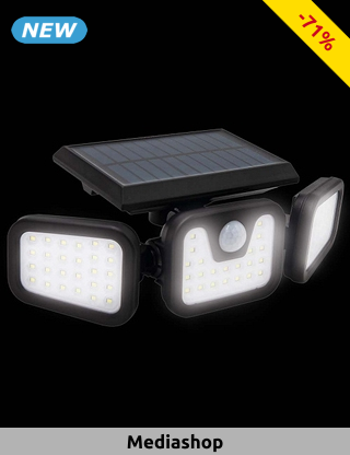 MEDIASHOP Solarlampen «Triosolar», 2er-Set, 74 LEDs