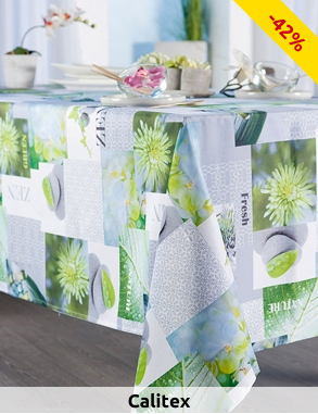 Calitex Tischdecke «Zen», 150 x 240 cm, fleckenabweisend