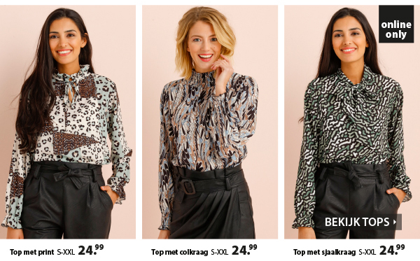 Online only | Dames tops