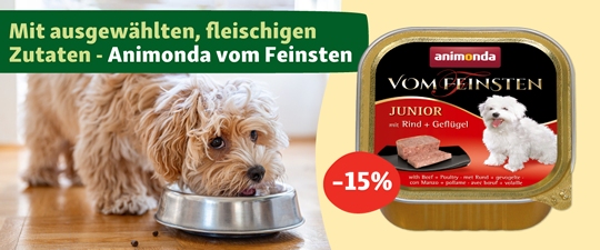 15% auf Animonda vom Feinsten