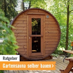 HORNBACH Ratgeber Gartensauna selber bauen