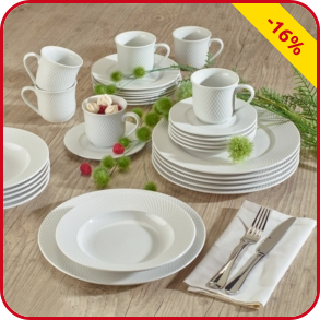 Tafelservice «Diamond», 30-teilig