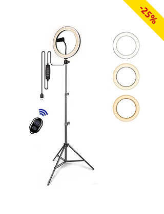 Selfie Light, Halterung & Stativ