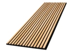 Akustikpaneel Farbton Eiche Natur furniert 2600 x 560 x 18 mm