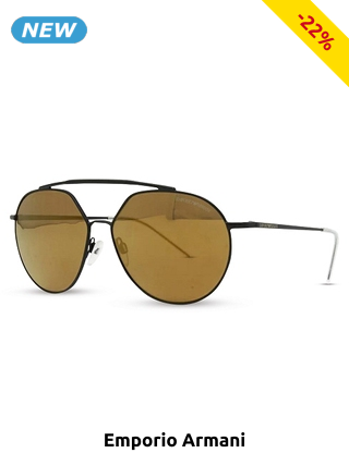 EMPORIO ARMANI Sonnenbrille, für Herren, schwarz
