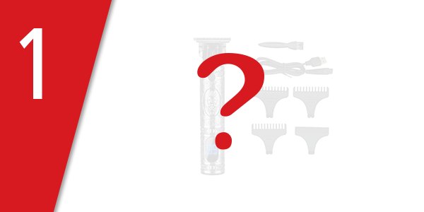 Ultrapräziser Haarschneider «Hair Clipper», mit Bildschirm, silberfarben