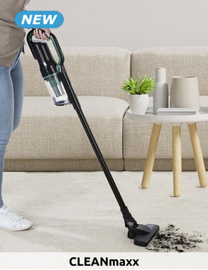 CLEANmaxx Akku-Hand- & Bodenstaubsauger, kabellos, 500 ml