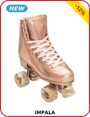 Impala Rollerskates «Marawa», rosa/gold