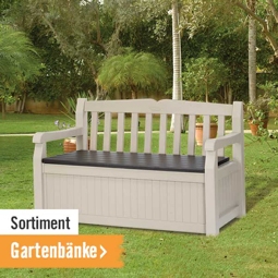 Gartenbänke im HORNBACH Onlineshop