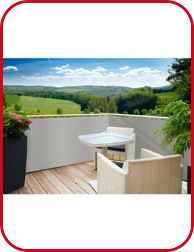 Balkon-Sichtschutz, grau