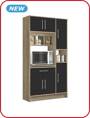 Mikrowellenmöbel «Louise», B 91,5 cm x H 180 cm