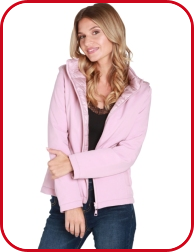 Wendbare Übergangsjacke 2-in-1, rosa
