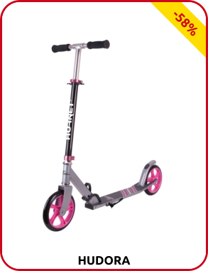 Scooter Hornet 200 von Hudora, pink