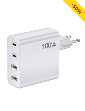 4-in-1 superschnelles Ladegerät, 100 W