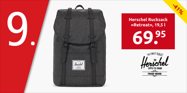Herschel Rucksack «Retreat», 19,5 l