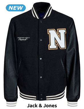 JACK&JONES Bomberjacke, schwarz