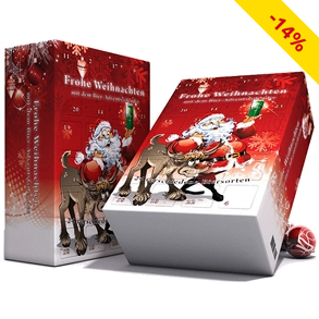 Adventskalender «Bier» mit 24 Premium-Bieren