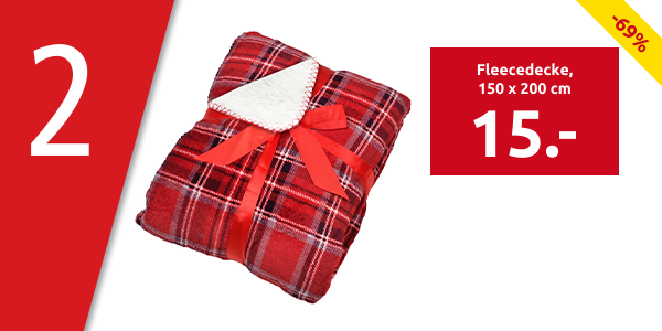 Fleecedecke «Karos», 150 x 200 cm
