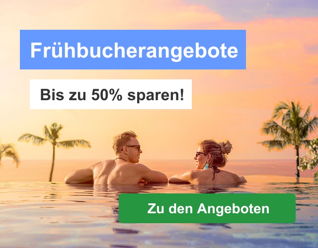 Im Sommer weg - Für mich. Perfekt - Bis zu 50% Frühbucherrabatt sichern!