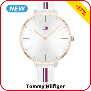 Tommy Hilfiger Damenuhr, weiss