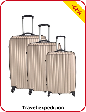 Kofferset «Locarno», 3-teilig, champagne